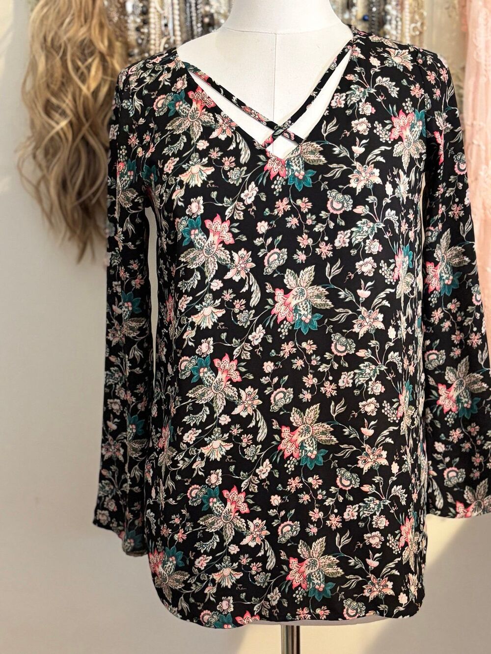 Express floral blouse